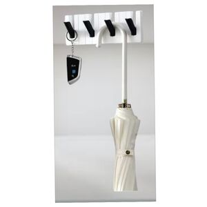 Wall Hooks Piano Style with 4 Black Key Hooks